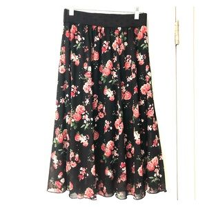 Floral LuLaRoe Lola XS *HTF*